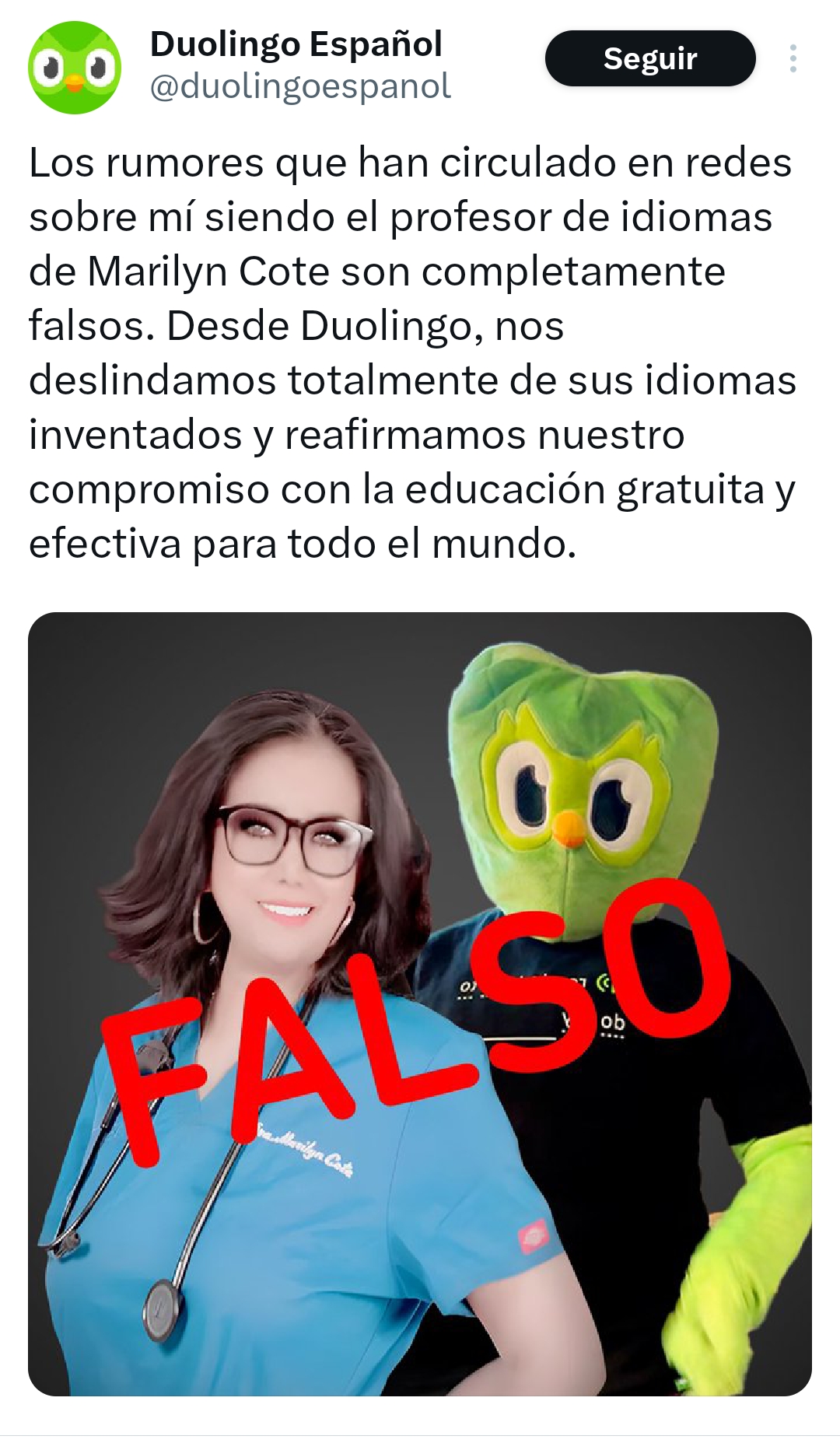 Hasta memes generó