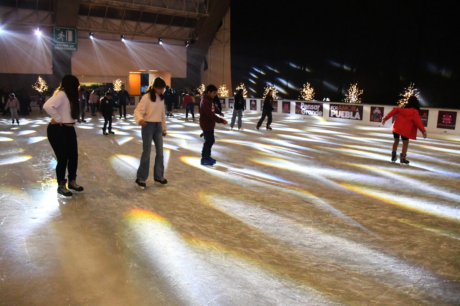 La pista de patinaje, de las más solicitadas