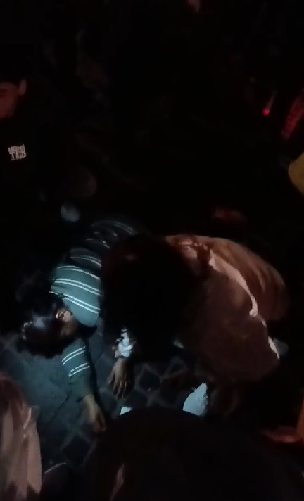 Caos en medio del festejo