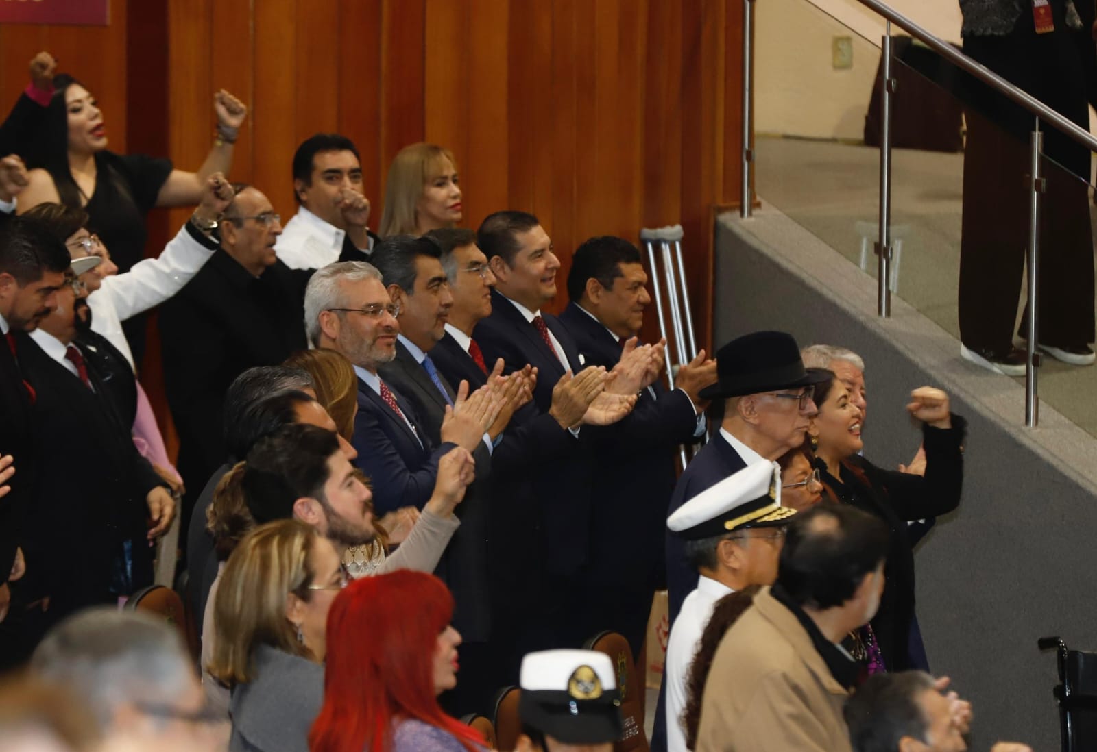 Ceremonia en el Congreso de Veracruz