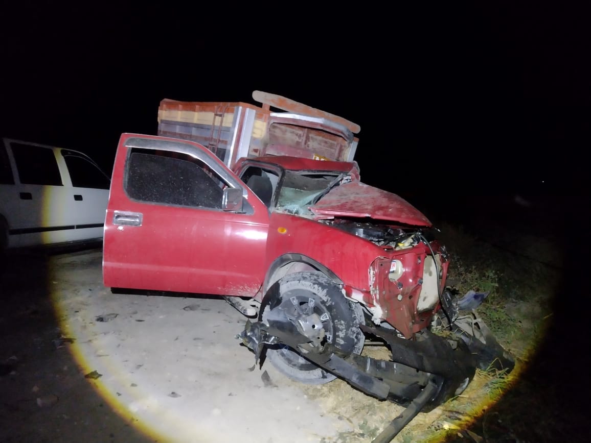 Choque mortal de frente