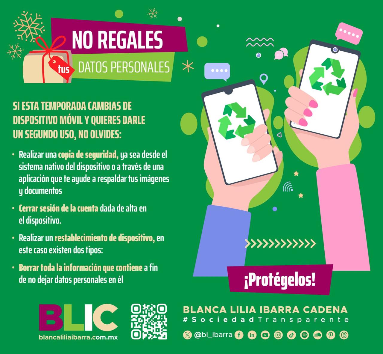 NO "regales" tus datos