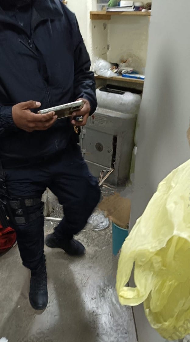 La caja fuerte fue vaciada
