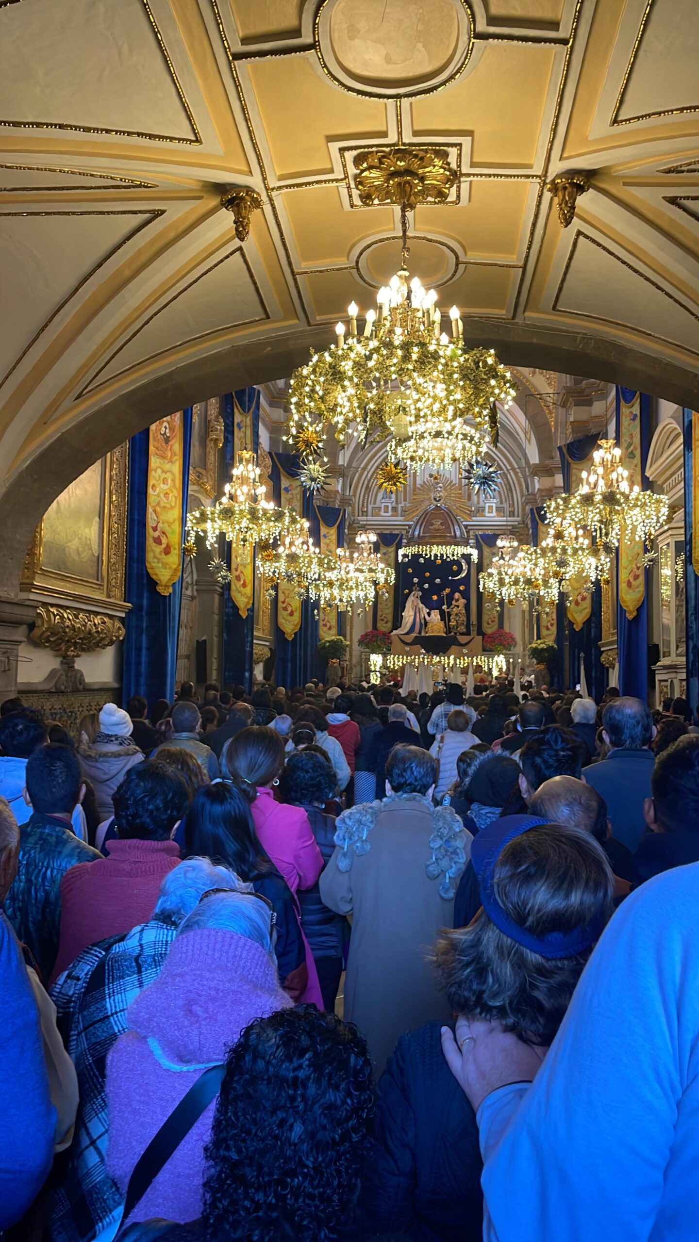 En el Templo de El Carmen