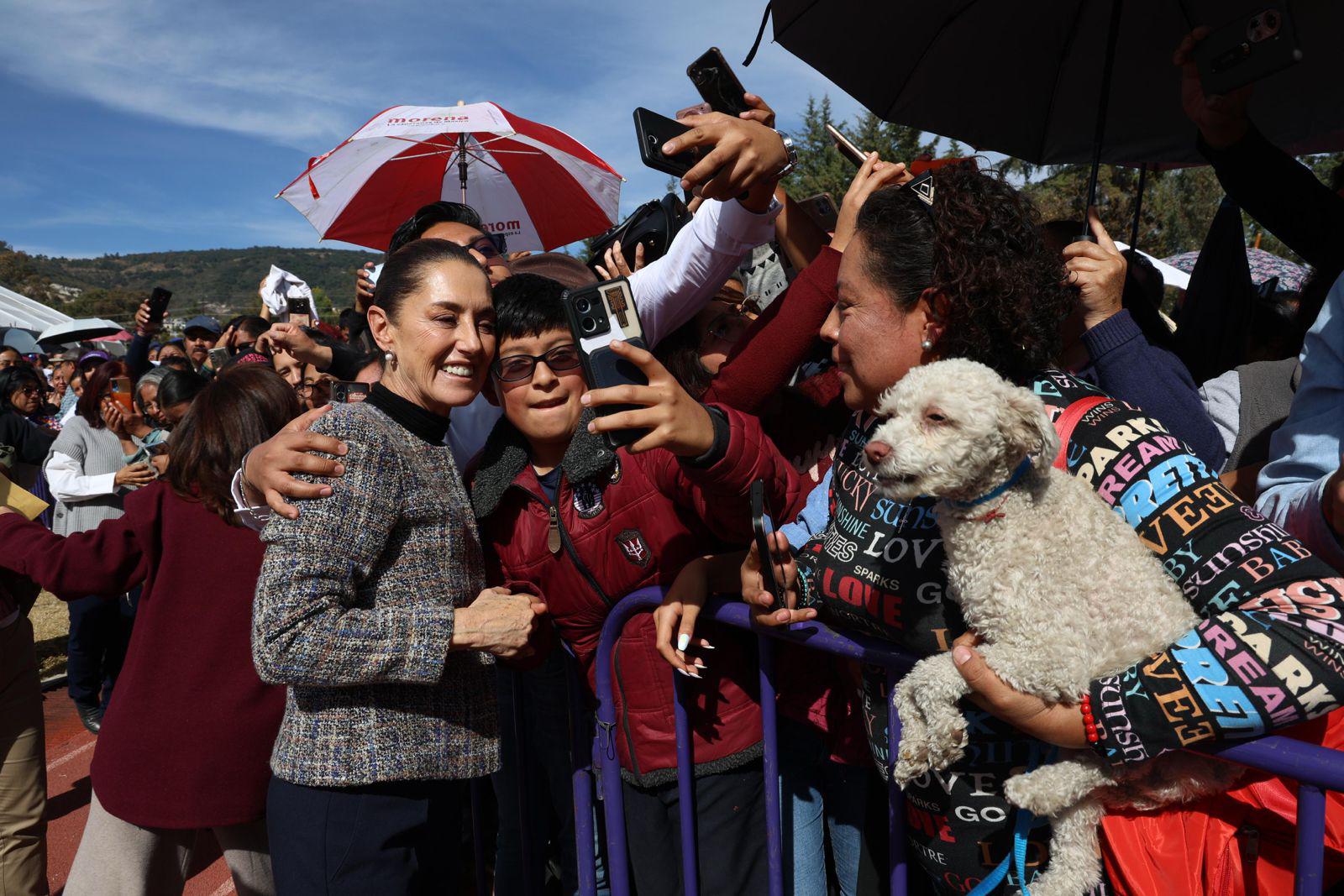 Todos quieren su "selfie"