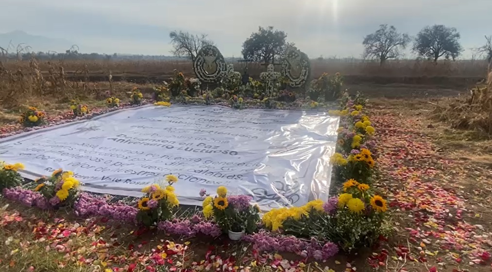Ofrenda en Coronango