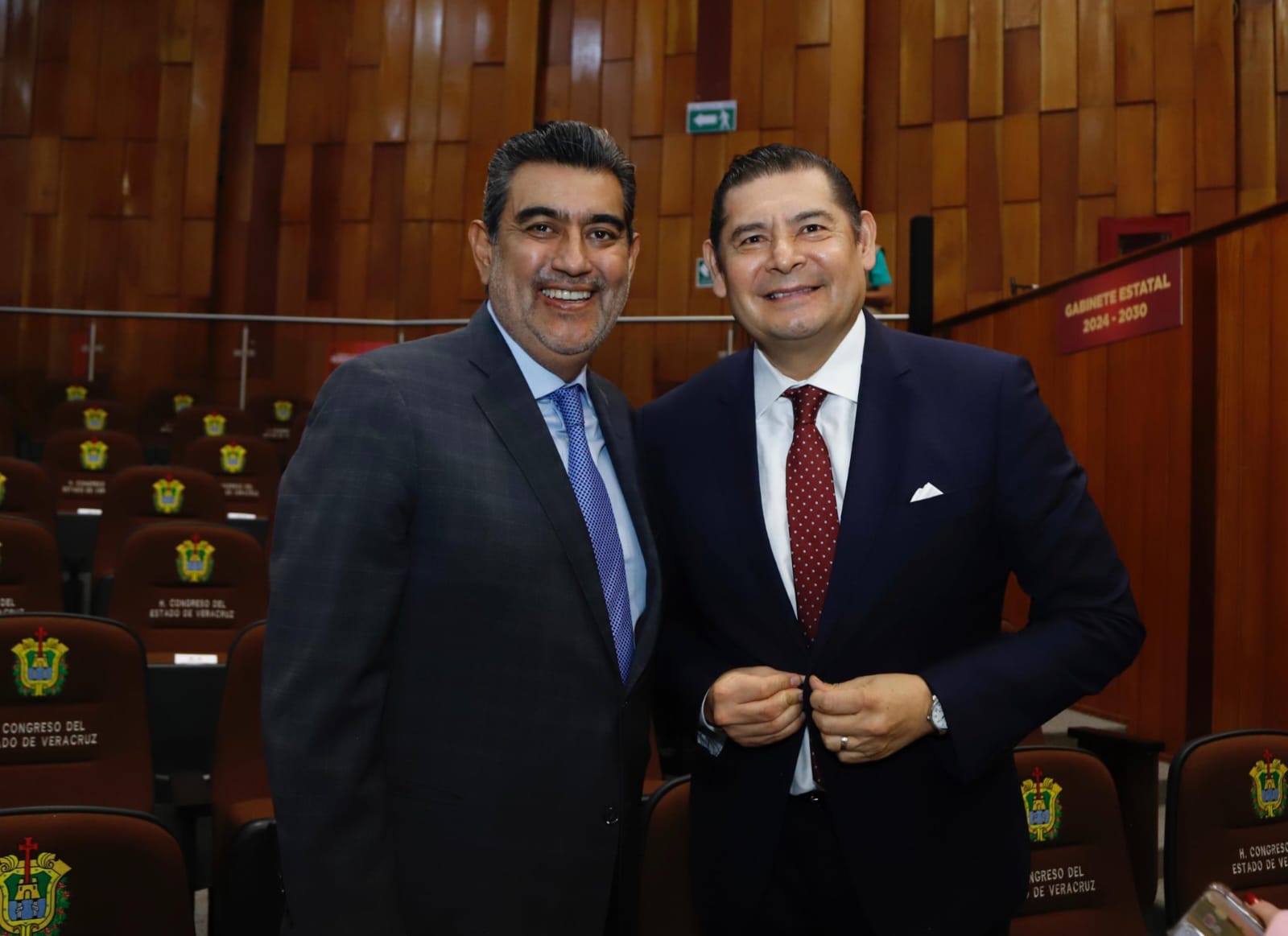 Sergio Salomón y Alejandro Armenta