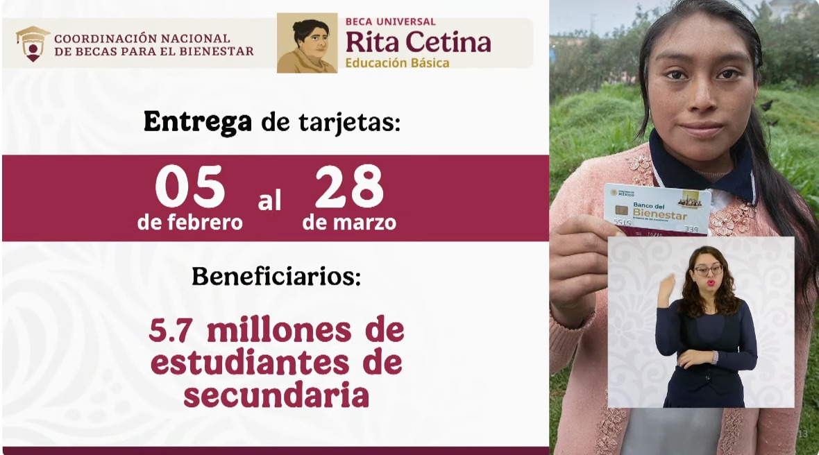 Beca Rita Cetina, la "estelar" de su administración