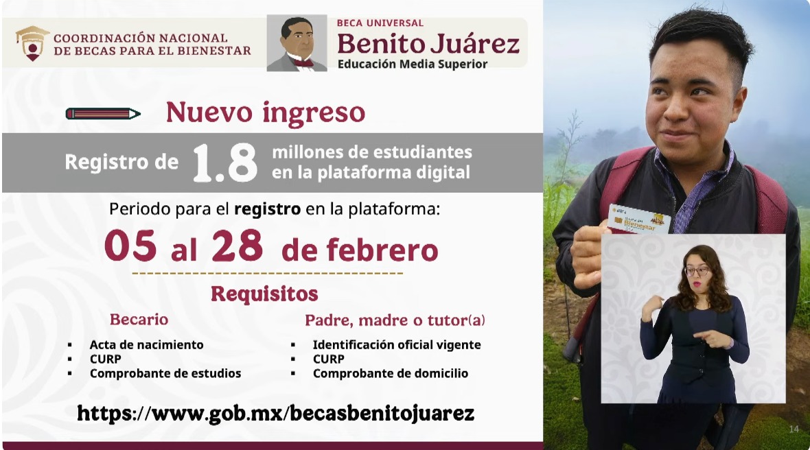 Beca Universal Benito Juárez