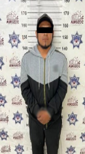 Delincuente atrapado en Amozoc