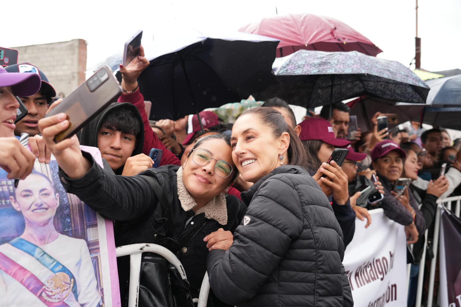 El pueblo cobijó a la Presidenta Sheinbaum