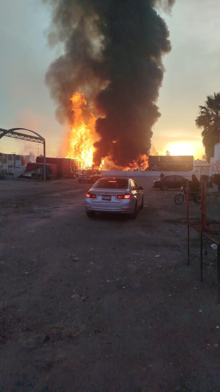 Impresionante el fuego