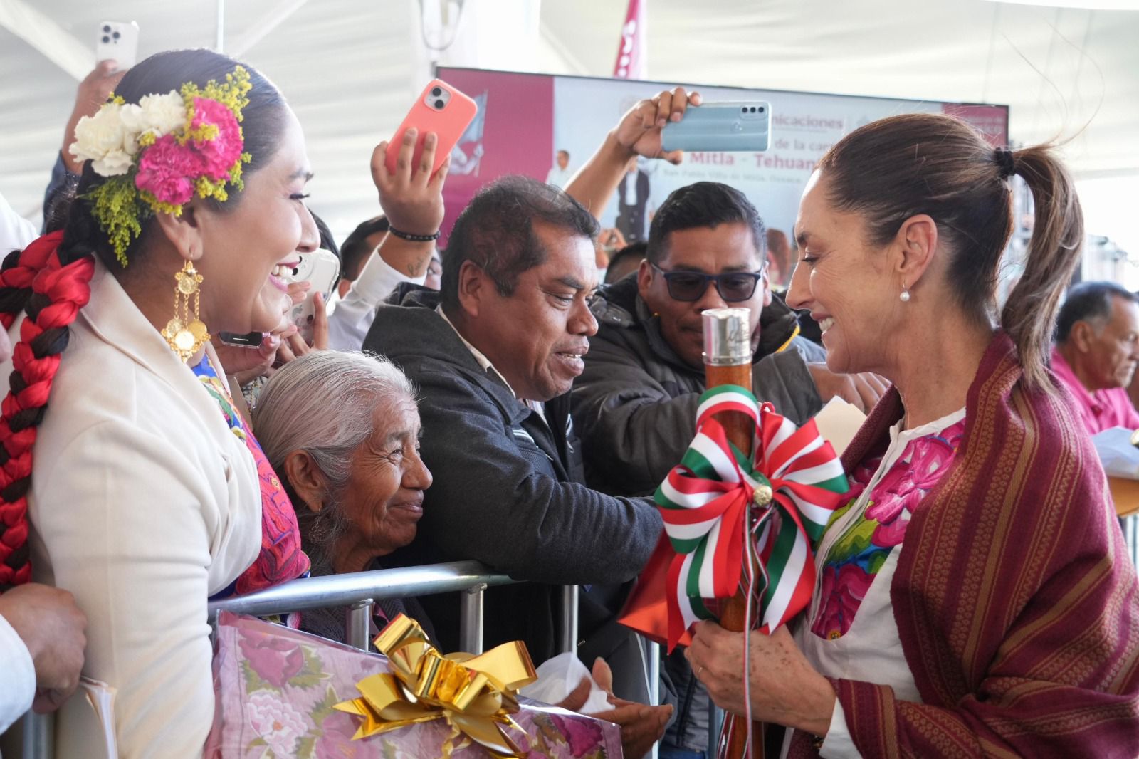 Oaxaca recibió a la Presidenta