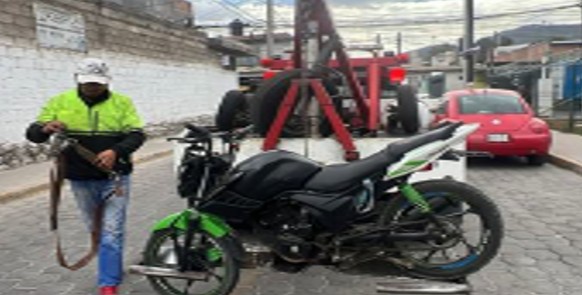 Moto asegurada