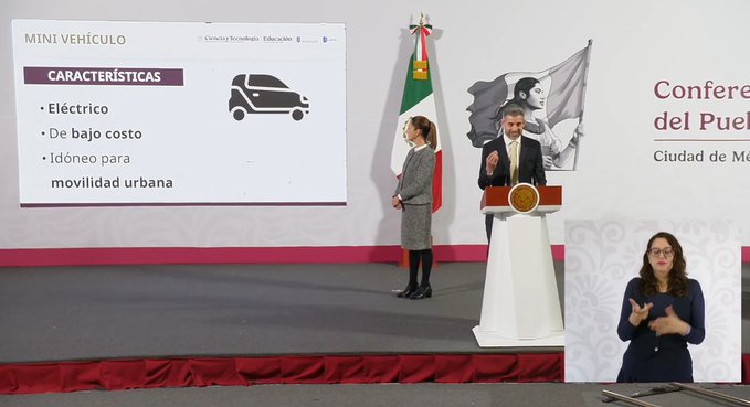 Roberto Capuabno presentó las ventajas del nuevo vehículo en México