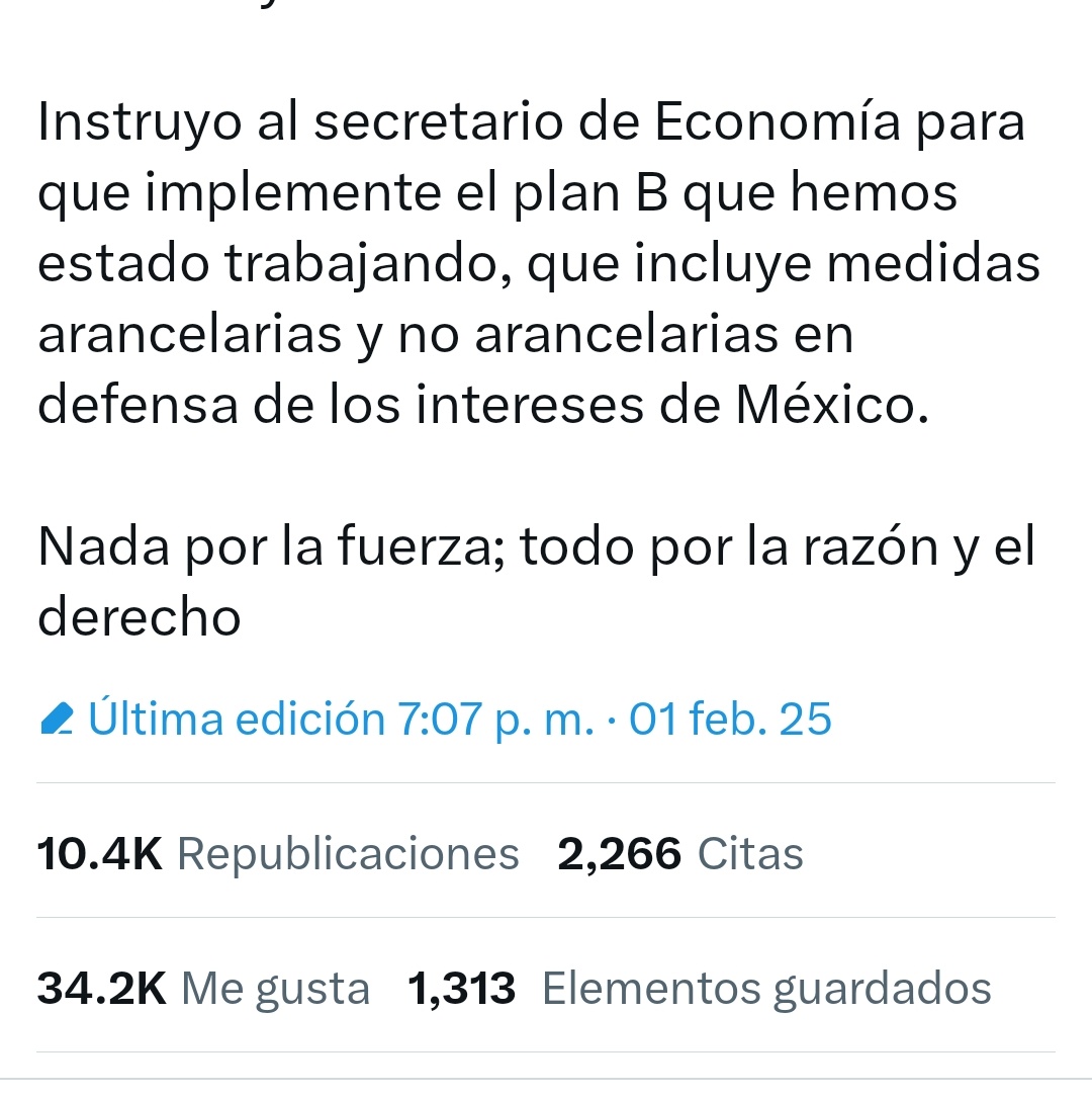 México tiene "Plan B"