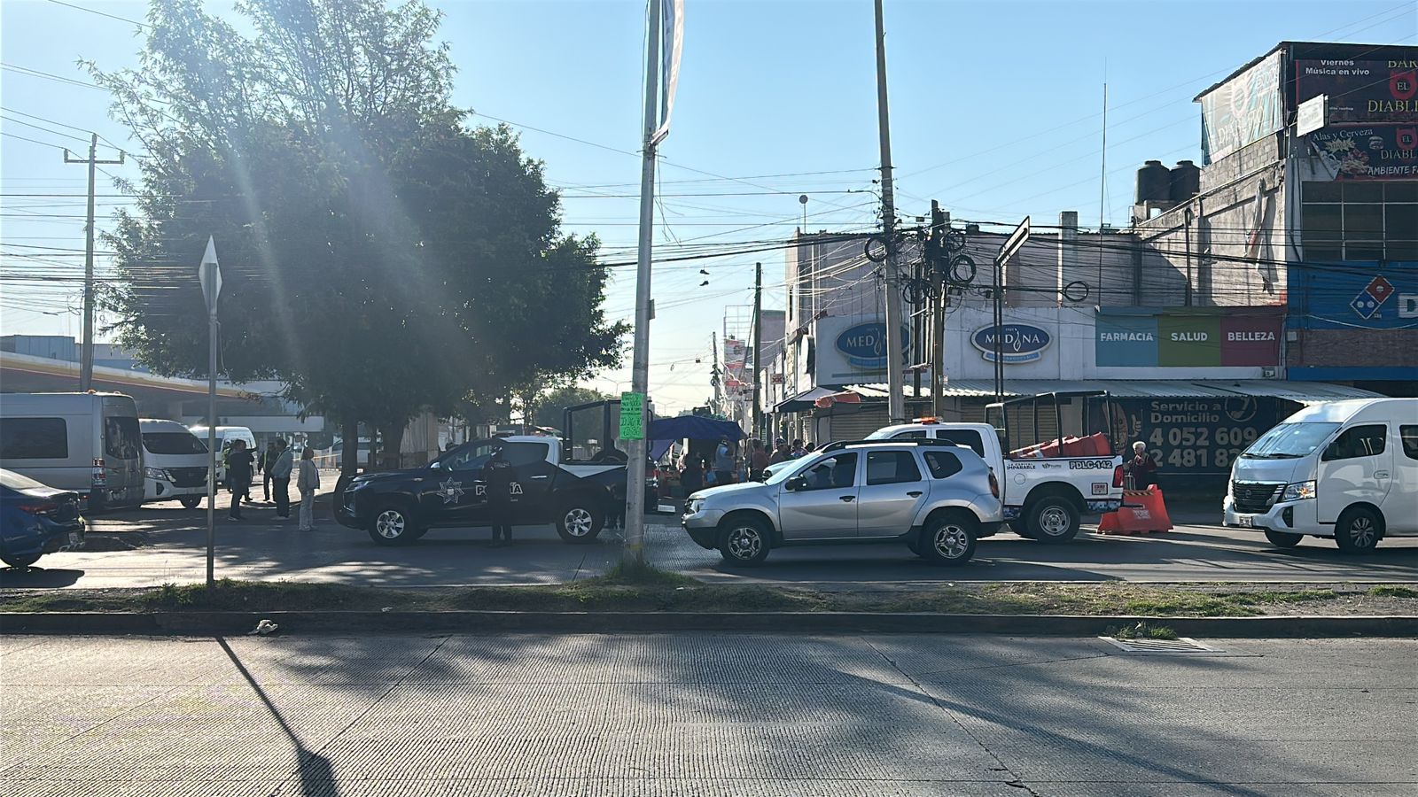 Colectivos foráneos que "hacen base" en el lugar, dificultaron arribo de los cuerpos de emergencia