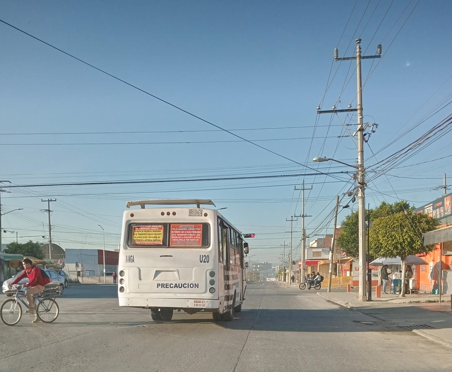 Transporte Público con pésimas unidades en Puebla