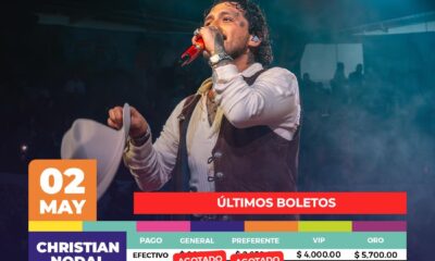Pepe Aguilar y Nodal engalanan Feria de Puebla el 2 de mayo