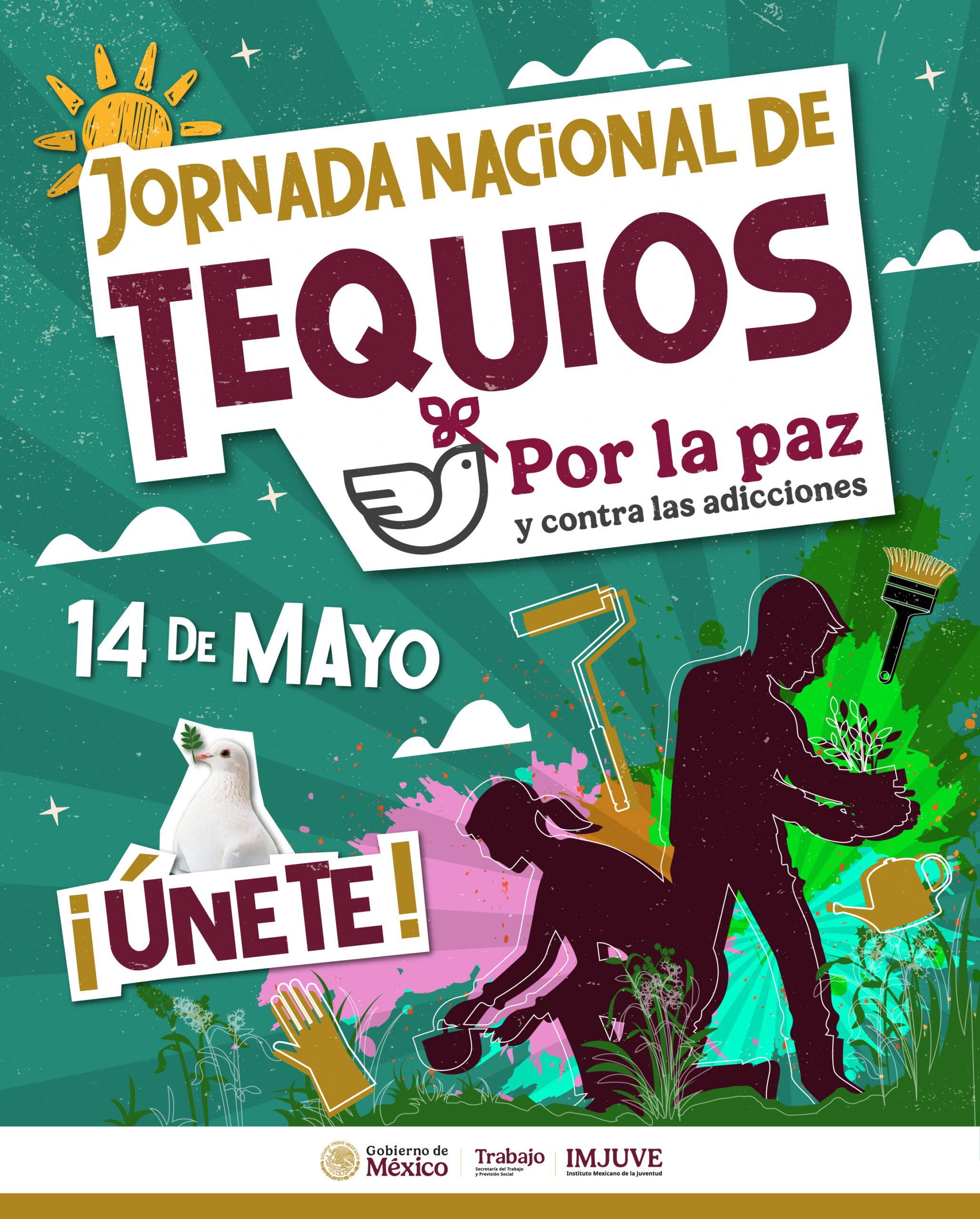 IMJUVE lanza Jornada Nacional de Tequios por la Paz y contra las Adicciones
