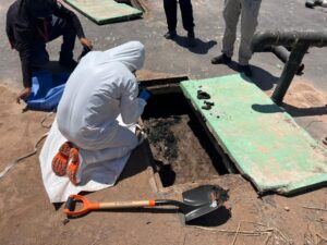 Madres buscadoras hallan restos humanos en fosa de aguas residuales en Culiacán