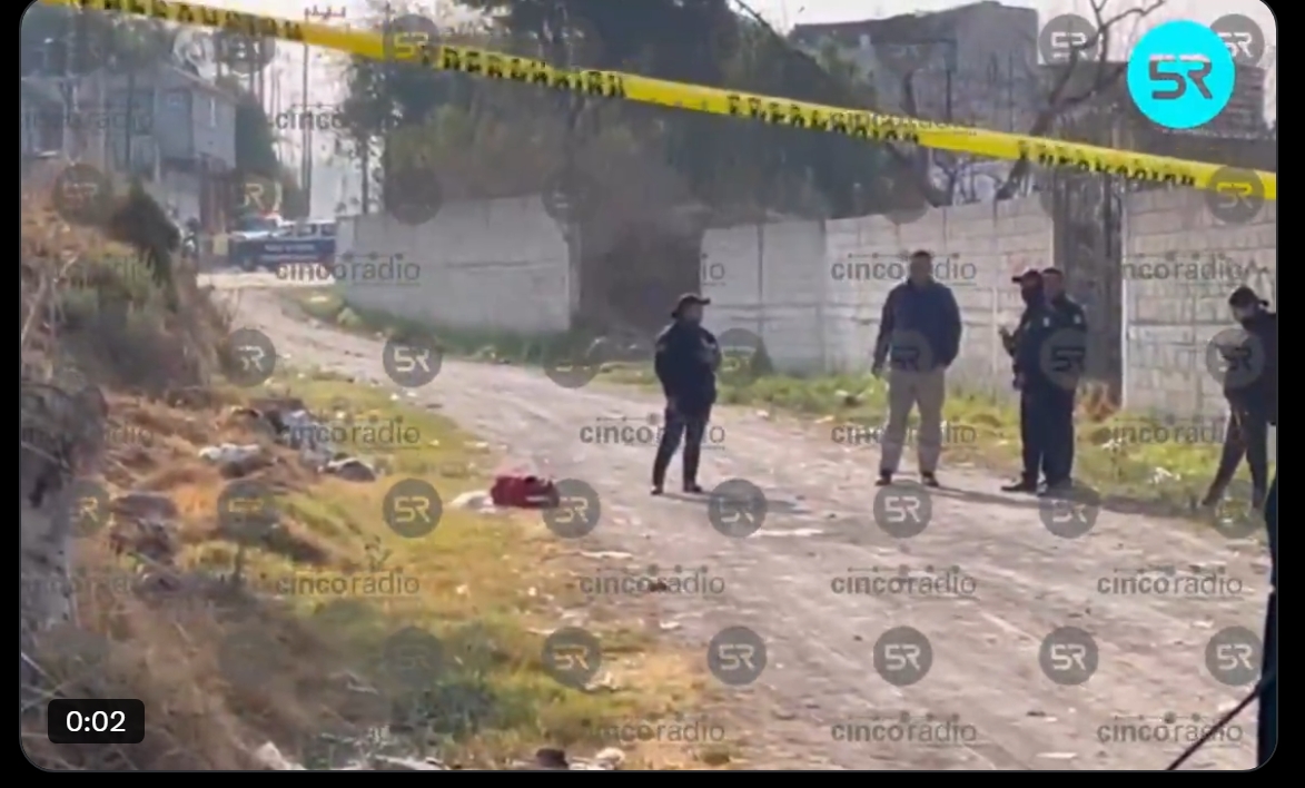 Hallan feto humano en un maletín en San Sebastián Xolalpan