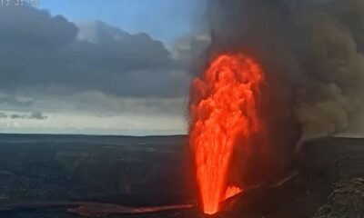 Volcán Kilauea entra en erupción con fuente de lava en Hawái