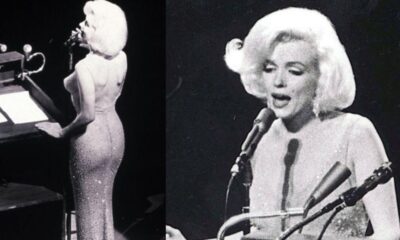El 19 de mayo de 1962, Marilyn Monroe sorprendió al cantar al presidente Kennedy en un evento multitudinario en Nueva York.