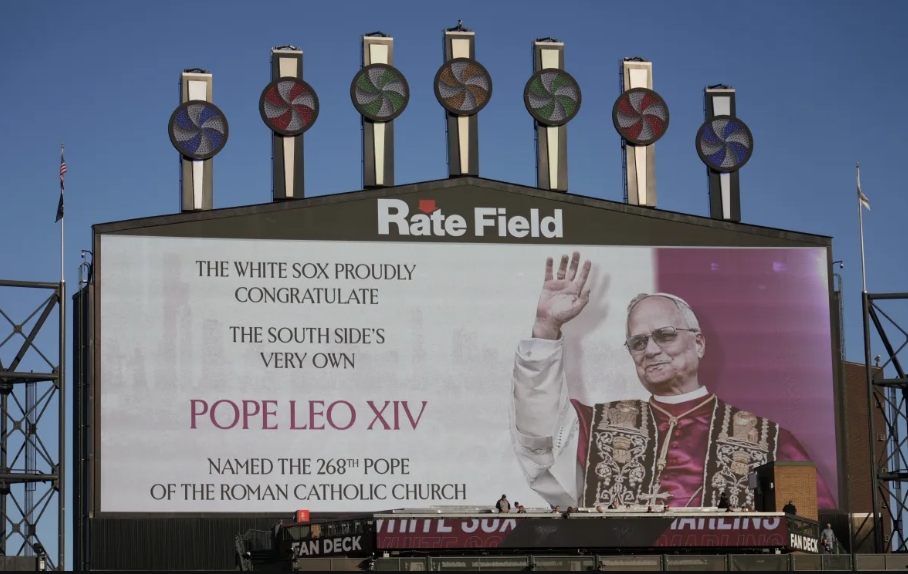Chicago White Sox rinde tributo al Papa León XIV con un mural especial