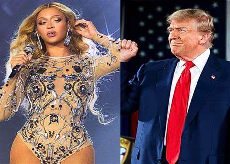 Trump exige investigación por pagos a Beyoncé y otras celebridades en campaña de Harris