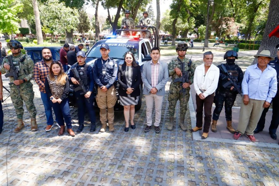 Tonantzin Fernández inicia el Operativo Semana Santa Segura en Cholula