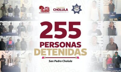 La SSC de San Pedro Cholula reporta 255 detenciones y más de 400 operativos entre enero y marzo de 2025, en coordinación con fuerzas estatales y federales.