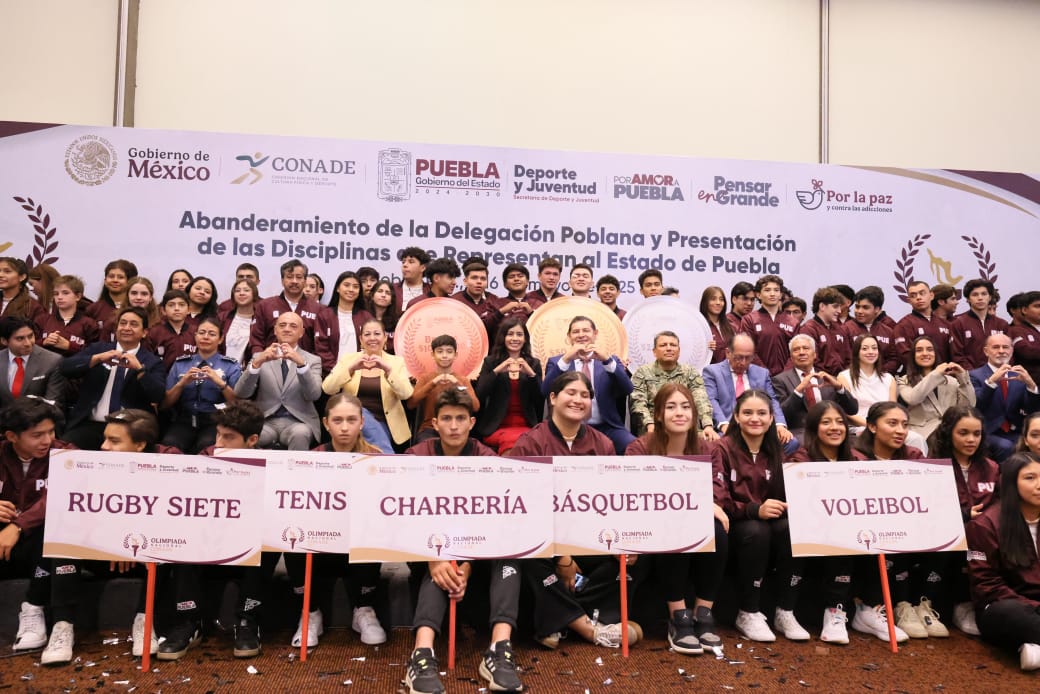 Puebla retorna a competencias CONADE tras 13 años, con apoyos históricos para atletas