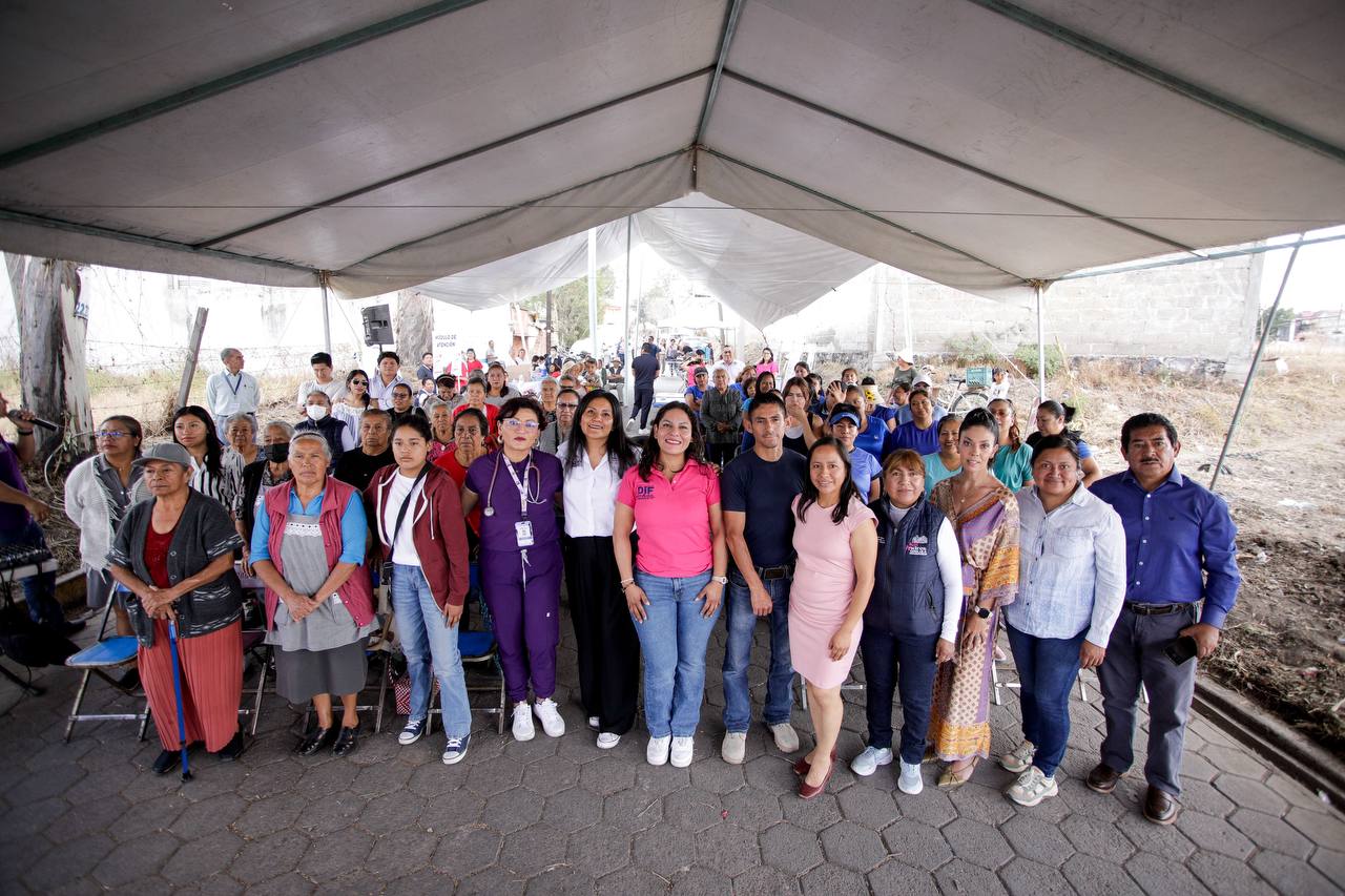Lupita Cuautle impulsa jornada médica en San Antonio Cacalotepec
