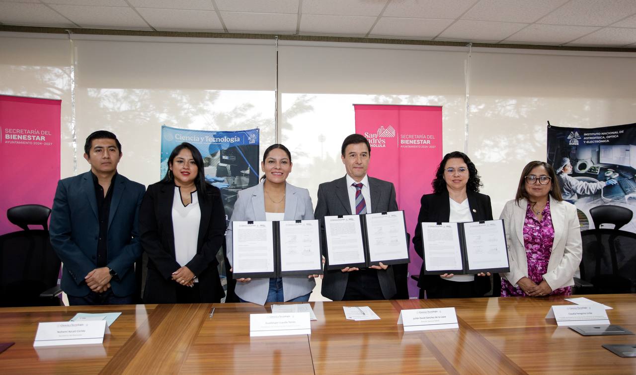 Firman convenio para desarrollar proyectos científicos, educativos y sociales en beneficio de la comunidad.