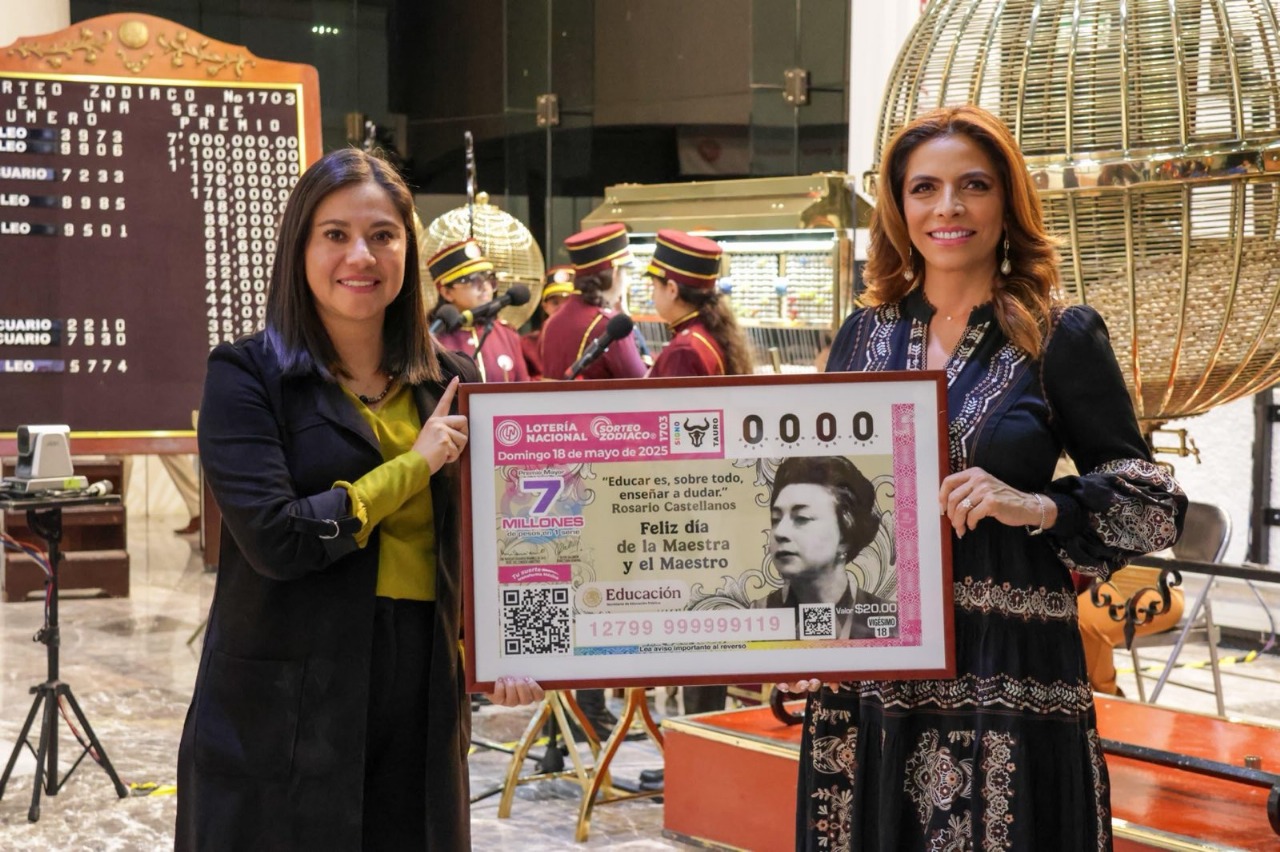 La Lotería Nacional reconoce a maestras y maestros con Sorteo Zodiaco dedicado
