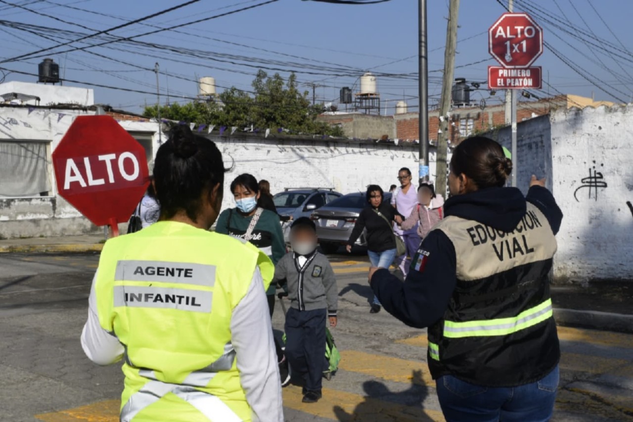 San Pedro Cholula mejora movilidad en entorno escolar con “Escuela Vial Segura”