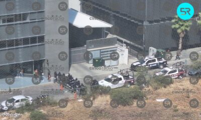 Campesinos bloquean acceso trasero del SAT en protesta por IEPS