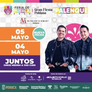 The Chainsmokers y Jorge Medina con Josi Cuen brillarán este 5 de mayo en la Feria de Puebla