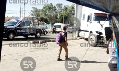 Roban tráiler en La María y desatan persecución policial