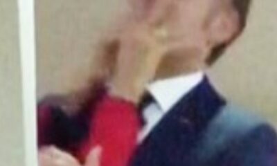 Brigitte Macron da manotazo a Emmanuel Macron en Vietnam