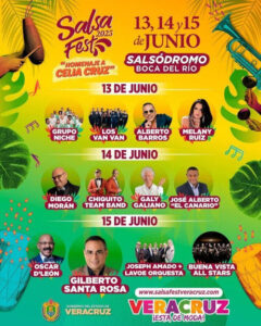 Salsa Fest 2025: Veracruz se llena de ritmo del 13 al 15 de junio