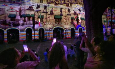 Puebla celebra la Batalla del 5 de Mayo con video mapping
