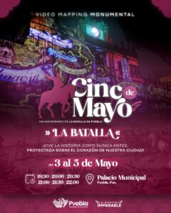 El Palacio Municipal será escenario de un espectáculo de luz y sonido del 3 al 5 de mayo para conmemorar la histórica batalla.