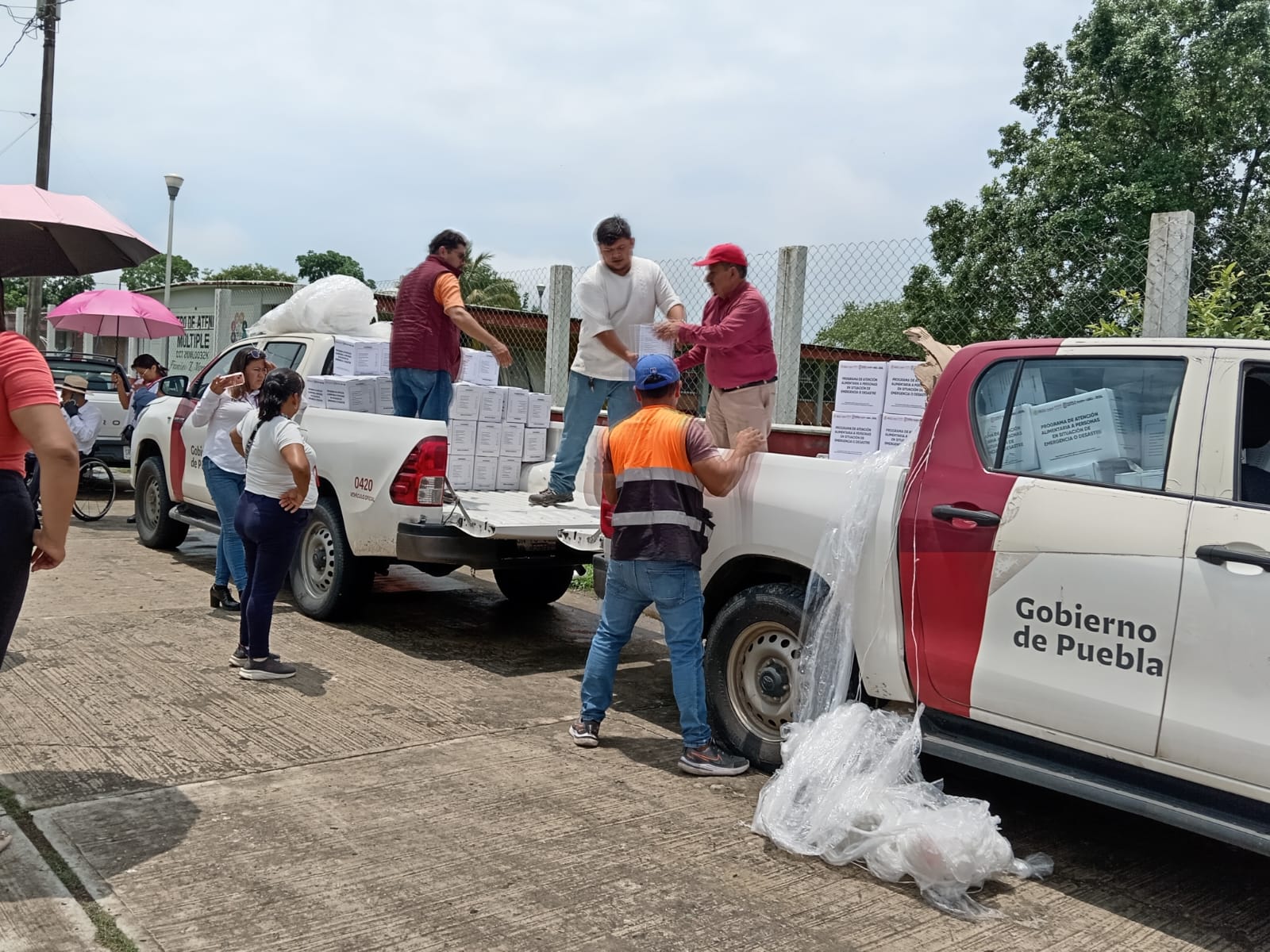Gobierno de Puebla atiende daños en 34 escuelas tras el paso del huracán Erick