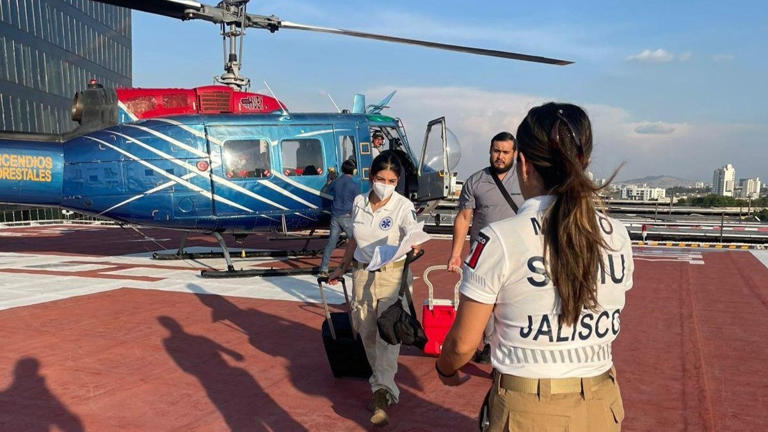 Hígado donado viaja en helicóptero de SLP a GDL y salva vida