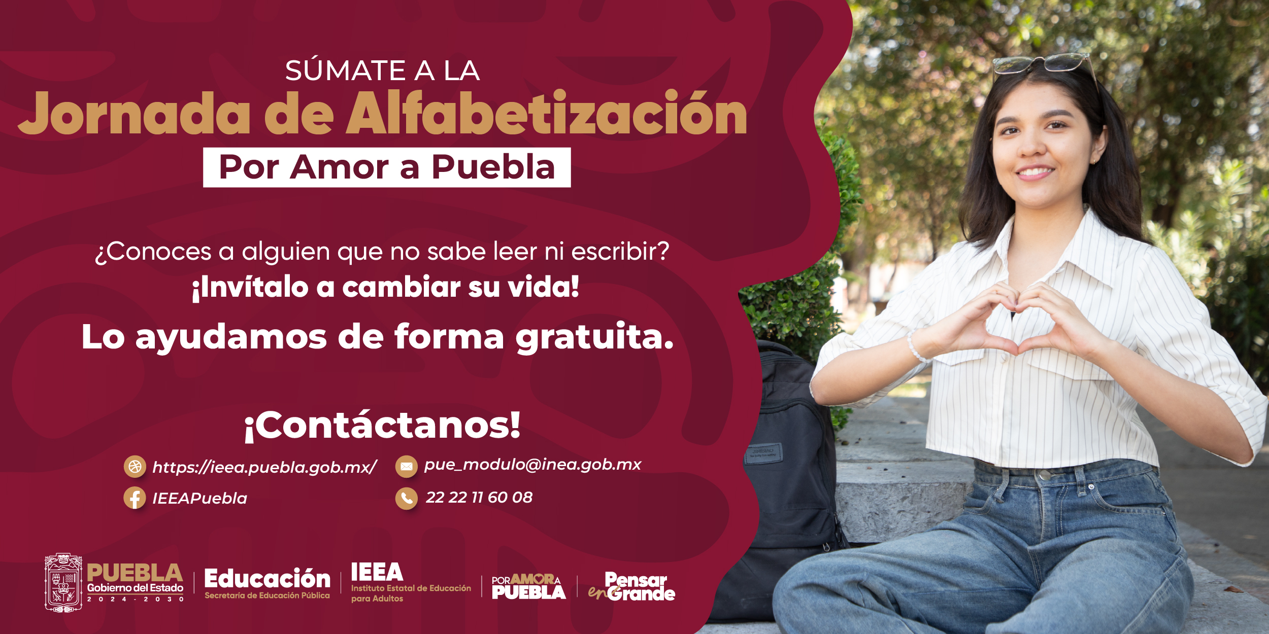 Inicia Jornada de Alfabetización “Por Amor a Puebla”