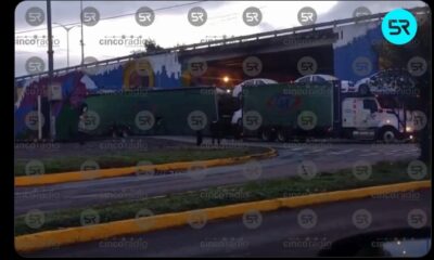 Nodriza se atora abajo del puente de San Felipe
