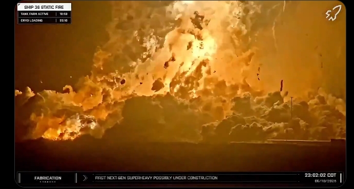 Explota Starship 36 de SpaceX durante prueba en Texas