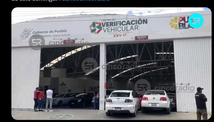 Inicia verificación vehicular en Puebla, semestre 2025-B